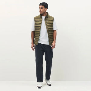 Chalecos Acolchados de Alta Calidad para Hombre, con Cierre, Sin Mangas, de Nailon y Poliéster, Cálidos, Cortavientos, para Invierno, con Servicio OEM - Product Image 4