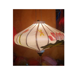 Linterna de seda colgante decorativa tradicional para exteriores, linternas de seda Hoi An vietnamitas para la decoración del hogar/restaurante - Product Image 1