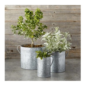 Premium Quality Galvanized Metal <b>Planters</b> Geometric Hanging <b>Wall</b> <b>Planter</b> Pot for Indoor and Outdoor Home Garden Decor - Product Image 3
