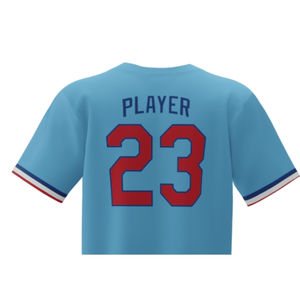 Conjunto de Camiseta de Béisbol Personalizada con Logotipo de Equipo, Sublimada, para Hombre, 100% Poliéster, Secado Rápido, Transpirable, 300 Gramos de Peso de Tela - Product Image 4