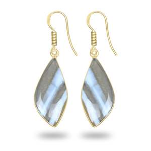 New Collection owyhee opal earrings 18k gold plated wholesale handmade jewelry Handmade Gemstone Jewelry Gift For Women - Product Image 2