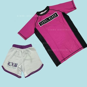 Wholesale Customized Stretch Rashguard Long or Short Sleeve <b>Compression</b> <b>Shirt</b> for Jiu Jitsu MMA BJJ Unisex Adult Wear - Product Image 3