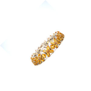 Hot Sale Natural Citrine Tennis <b>Bracelet</b> Oval Cut Multi Gemstone Women Adjustable <b>Bracelet</b> Jewelry <b>925</b> <b>Sterling</b> <b>Silver</b> <b>Bracelet</b> - Product Image 1