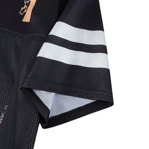 Nueva Camiseta de Fútbol Americano Sublimada y Cosida Personalizada, 100% Poliéster, Cuello en V, Manga Corta, para Entrenamiento - Product Image 3