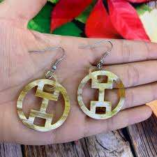 Pendiente de cuerno de búfalo de la India, joyería hecha a mano, último diseño, pendientes de cuerno de búfalo para mujer a bajo precio por glowin fashion - Product Image 4