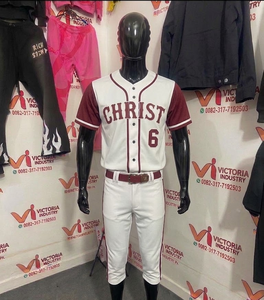 Design Your Own Full Button Baseball Uniform Custom Team Name Sports Uniforms - Product Image 3