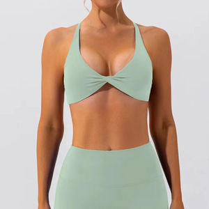 Servicio ODM, Sujetador Deportivo Sin Costuras para Mujer y Logotipo Personalizado, Ropa Deportiva Transpirable, Sujetador Deportivo Elástico para Tallas Grandes - Product Image 6