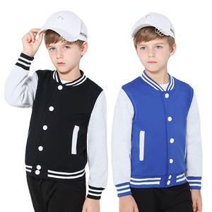 Chaquetas Varsity de Lona Lisa Personalizadas para Hombre, Estilo Urbano, Invierno 2024, Venta al por Mayor, Cuello Alto, Puños y Dobladillo Acanalados - Product Image 6