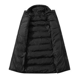 Nouveau design Veste longue d'hiver en duvet pour hommes Veste longue à capuche de sport Veste chaude à fermeture éclair imperméable pour adultes Veste en duvet pour femmes - Product Image 4