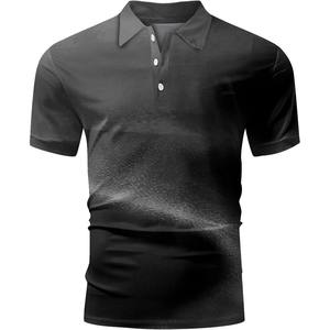 Logotipo personalizado 3D impreso sublimación de impresión de secado rápido deportes uniforme más tamaño camiseta Polo personalizado hombres polos - Product Image 5
