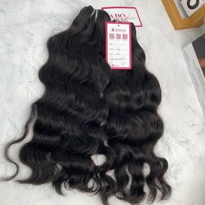 Venta al por mayor de la mejor calidad de color natural de la onda del cuerpo de la máquina de trama de extensiones de cabello humano - Product Image 6