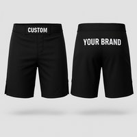 Shorts de Grappling MMA de Alto Rendimiento al por Mayor con Aberturas Laterales y Cierre de Cintura Seguro, Transpirables, de Secado Rápido y Personalizables
