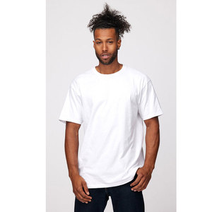 Camiseta de algodón peinado Airlume de ajuste clásico, Camiseta de algodón orgánico de poliéster con logotipo personalizado, camiseta de Jersey Tultex para hombre - Product Image 6