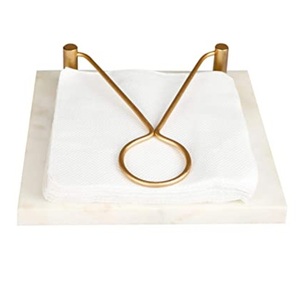 Soporte de pañuelos de mármol de diseñador hecho a mano, decoración de mesa de alta calidad para el hogar, Hotel, restaurante - Product Image 1