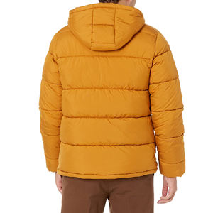 Doudoune matelassée noire de haute qualité pour hommes pour manteau à bulles respirant pour l'hiver froid avec caractéristique de taille supérieure - Product Image 3