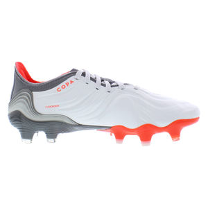 Zapatos Adidas Copa Sense.1 para Terreno Firme, Color: Blanco Nube/Rojo Solar/Metalizado Hierro, 100% Auténticos - Product Image 2