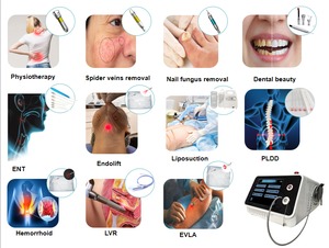 Máquina portátil de endolaser láser de diodo de 980 1470nm para endolaser liposucción facial corporal de lipólisis de doble barbilla - Product Image 6