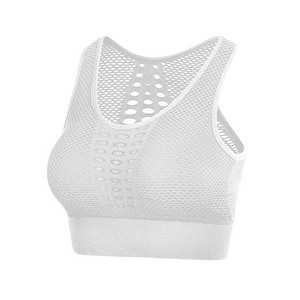 Sujetador deportivo de talla grande para mujer, ropa para Yoga, correr, cinturón ajustable, con cremallera frontal, sin colección - Product Image 3