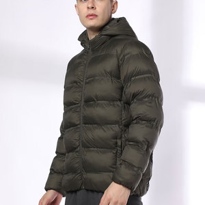 Veste d'hiver matelassée réversible à col à capuche, design personnalisé OEM, style streetwear, anti- et séchage rapide, manches longues, mode masculine - Product Image 2
