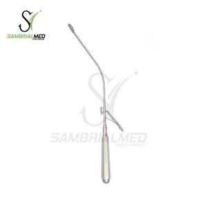 Miroir laryngé Offre Spéciale Michel avec poignée Miroir mobile en acier inoxydable et verre, 25 cm - 9 3/4 "Diamètre du miroir 16 mm - Product Image 3