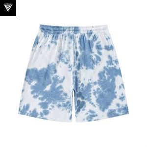 New Export Quality American Style Tie Dye <b>Shorts</b> for <b>Men</b> 100% Cotton Fabric Drawstring <b>Waist</b> Stylish Custom Design <b>Short</b> Tie Dye - Product Image 2