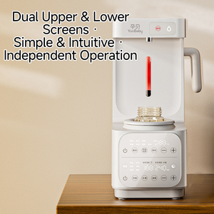 Calentador de Leche para Bebés, Suministros de Alimentación 2 en 1, Mezclador y Agitador de Fórmula para Bebés con Función Termostática, Hervidor Eléctrico de Vidrio - Product Image 5