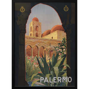 Mural de Pared de Palermo (Sicilia) para Agregar un Toque de Encanto Italiano Auténtico a tu Espacio - Product Image 6