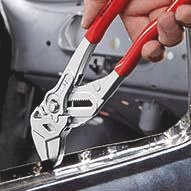 KNIPEX 150mm Pliers Wrench 27mm <b>Clamping</b> Width Chrome-Plated with Plastic Coating - Product Image 5