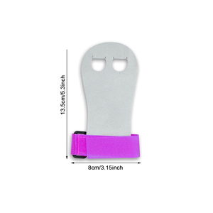 Nouvelle gymnastique haltérophilie microfibre cuir poignées Pad Palm Protector Gym Grip épaisseur - Product Image 5