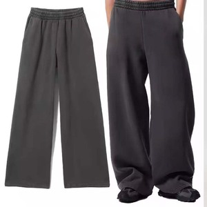 Nouveaux pantalons de survêtement à double taille de haute qualité avec molleton 100% coton épais, logo personnalisé - Product Image 5