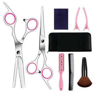 Wholesale Professional Prices <b>Barber</b> Scissor <b>Set</b> Factory Direct Supplier Cheap Solid Color <b>Barber</b> Scissors <b>Set</b> - Product Image 4