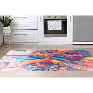 Colorful Abstract Printed <b>Rug</b>, Modern Hallway Stair Living Room <b>Rug</b>,Velvet <b>Rug</b> - Product Image 1