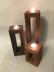 Wooden <b>Candle</b> Stand for Home Decoration Handmade Modern Luxury Design Natural Color for Christmas & Easter Celebrations - Product Image 4
