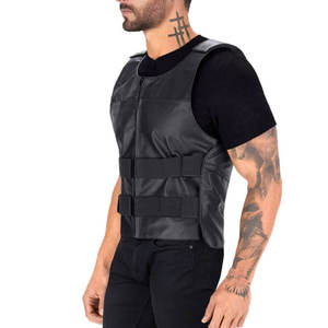 Men's Winter <b>Leather</b> Vest Windproof Outer Wear with Horn Button-Trusted Manufacturer for International Buyers OEM/ODM Services - Product Image 2