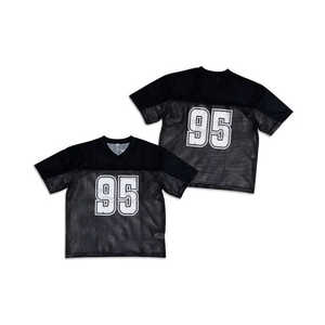Camisetas de Fútbol Americano Sublimadas con Logo Personalizado, de Poliéster Transpirable, Estilo Boxy, Tallas Grandes, Ropa Urbana de Fútbol - Product Image 2