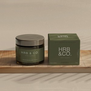 Boîtes de dossiers blanches imprimées sur mesure pour cosmétiques à base de plantes, pots de crème à café, emballage en papier pliable pour produits de soins de la peau - Product Image 1