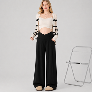 Pantalons à jambes larges <span class=keywords><strong>pour</strong></span> femmes enceintes, automne et <span class=keywords><strong>hiver</strong></span> - Product Image 2