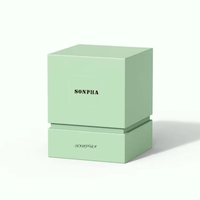 Scatola di profumo di carta ondulata di lusso di alta qualità Design personalizzato Packaging cosmetico vuoto per candele regali parrucche Foil