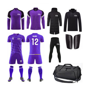 ชุดฝึกซ้อมฟุตบอลดีไซน์ใหม่ 15 ชิ้น ผลิตจากผ้า SMART FABRIC โพลีเอสเตอร์/คอตตอน 240 กรัม ย้อมสีเสื้อผ้า  รับทำสีและโลโก้ตามสั่ง  สำหรับทุกเพศ - Product Image 4