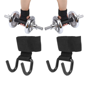 ตะขอยกน้ำหนักมืออาชีพยิมนาสติกแบบกำหนดเองตะขอฝึกออกกำลังกายดึงขึ้นตะขอสายรัดถุงมือรองรับข้อมือ - Product Image 2