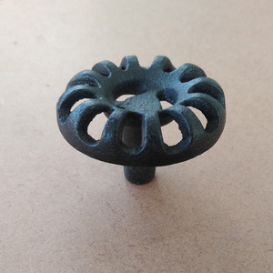 Poignées de bouton d'armoire en fer traditionnel du meilleur prix du fabricant direct pour poignées de tiroir de salle de bain et de cuisine 45x30mm - Product Image 6