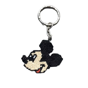 Belle broderie artisanale perlée Teddy Face porte-clés et porte-clés Unique luxe dernière haute qualité par Hiba Enterprises - Product Image 1