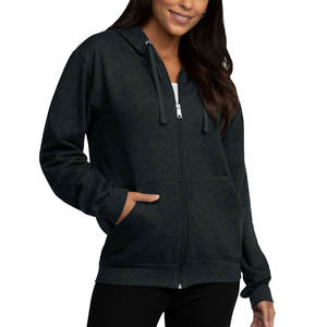 Sweat à Capuche d'Hiver Unisexe 100% Coton Polaire Douce de Haute Qualité avec Fermeture à Glissière Imprimé Plein Écran Style Long Pull Délavé - Product Image 3