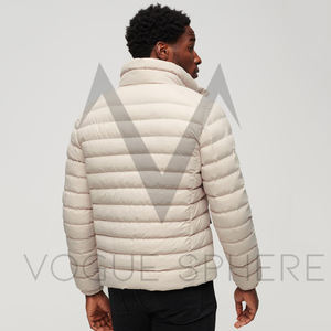 Chaqueta de Algodón Cálida de Fábrica con Capucha y Cuello Alto, Diseño de Color Sólido, Chaquetas de Invierno Acolchadas de Alta Calidad para Hombre - Product Image 6