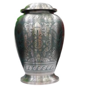 Urna de cremación de latón con tira de Peltre y urnas funerarias de metal con acabado de color rojo, urnas de cremación de latón de gran venta - Product Image 6