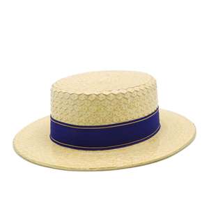 Sombrero de Paja de Verano con Flores Pequeñas y Frescas, Estilo Dulce, Protección Solar, Sombrero de Vaquero para Playa, Sombreros de Paja Transpirables - Product Image 2