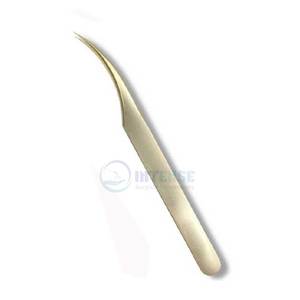 Pince à épiler d'isolation C-Point de qualité supérieure outil d'extension de cils en acier inoxydable professionnel pour salon de beauté des cils et maison - Product Image 2