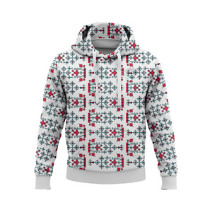 Best-Selling Men's 3D Printed <b>Christmas</b> Pullover Sweatshirt Turtle Neck Design Customized Logo Embossed Washed Technique 6XL - Product Image 4