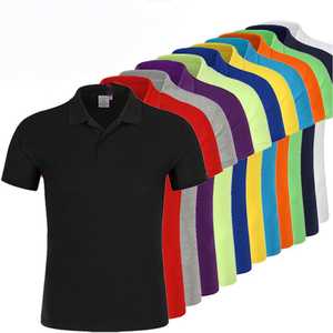 Chemises polo pour hommes T-shirt à col et logo personnalisé Chemise polo d'uniforme unisexe Fabricant de t-shirts polo unis pour hommes Playeras De Hombre - Product Image 5