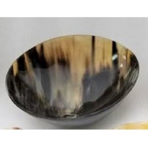 Cuencos antiguos para servir cuerno real, forma personalizada, frutero seco, calidad superior, diferentes tamaños, cuenco para servir comida con cuerno en La India - Product Image 1